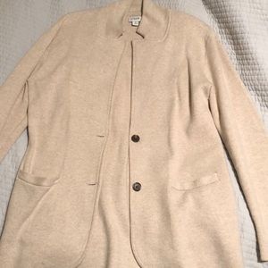 Women’s J. Crew sweater material blazer in size Medium.